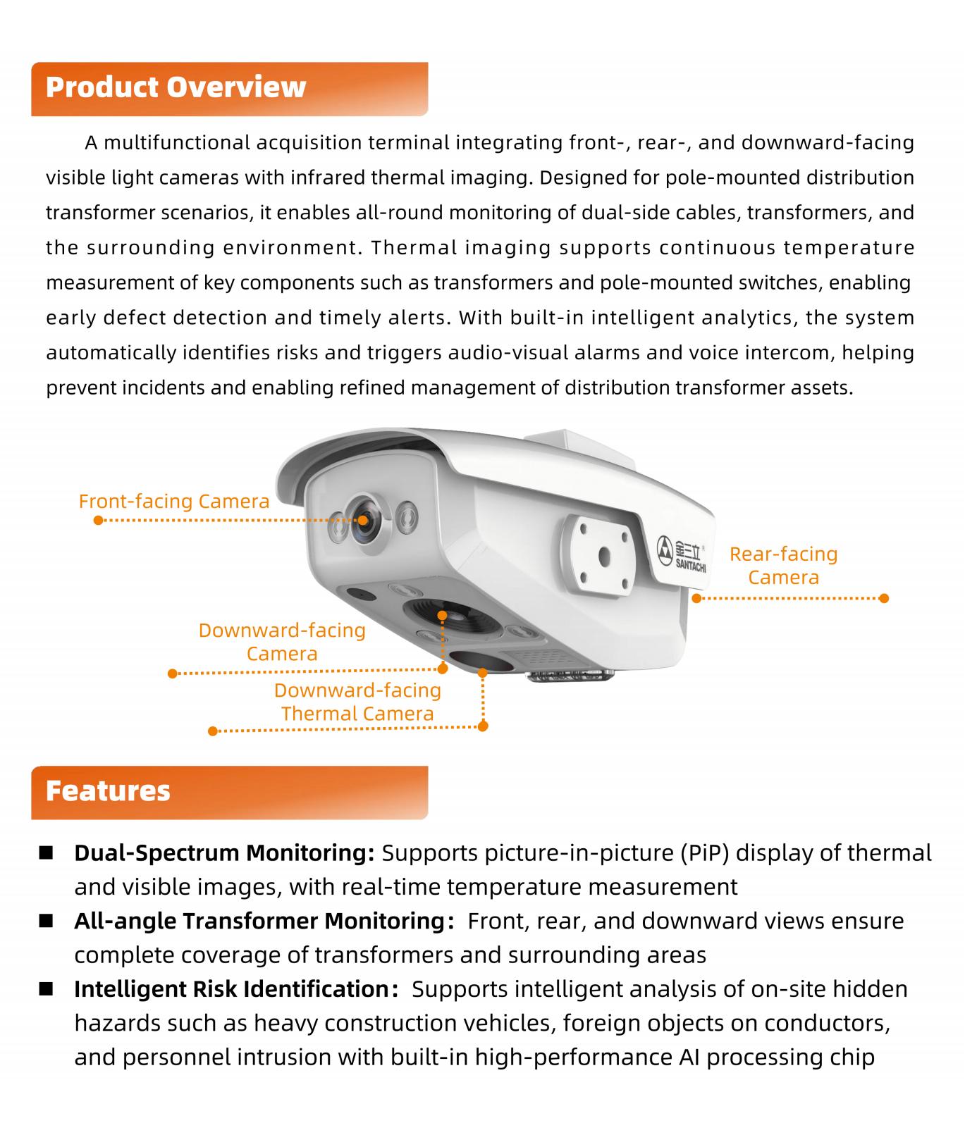 D6i Transformer Thermal  Temperature Monitoring Camera
